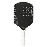Fuze VantaGrit Hybrid 16mm Pickleball Paddle Black and White, Holbrook, Black/White, Tennis Express, FUZE-V-H-16-BLACK-WHITE-1