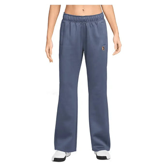 Women's Court Dri-FIT Heritage Windrunner Poly Knit Tennis Pant Diffused Blue-Apparel-Nike-FZ6509-415-Tennis Express
