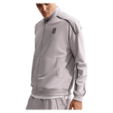 Men's Court Heritage Tennis Jacket, Nike, 022 Silver Lilac/Gridiron, Tennis Express, FZ6925-H26-022-SILVER-LILAC-GRIDIRON-1