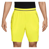 Men's Court Dri-FIT Advantage 8 Inch Tennis Short Lemon Venom and Purple Dynasty, Nike, Lemon Venom/Purple Dynasty, Tennis Express, FZ9322-750H26-LEMON-VENOM-PURPLE-DYNASTY-1