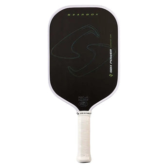 GBX Power Elongated 16mm Pickleball Paddle Black and Blue,Pickleball Paddles,Gearbox,Black/Blue,One Size,Tennis Express,GBX-P-HY-1