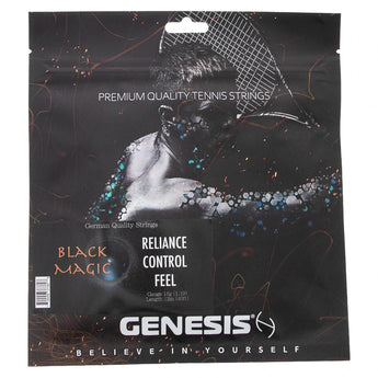 Genesis Black Magic Tennis String,Strings,Genesis,Black,18,Tennis Express,GEBMSET-F2601copy