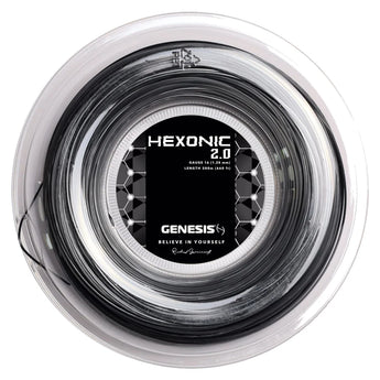 Genesis Hexonic 2.0 Tennis Reel, Genesis, Black, Tennis Express, GEH2R-F26-BLACK-1
