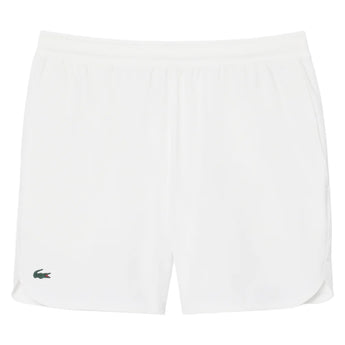 Men's Novak Djokovic 7 Inch Tennis Short Flour, Lacoste, Flour, Tennis Express, GH0922-70VF26-FLOUR-1