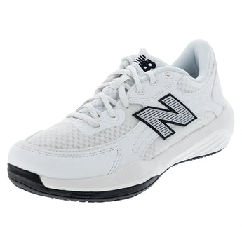 Juniors' 696v7 Tennis Shoes White and Black,Footwear,New Balance,White/Black,10.5C,Tennis Express,GH6962Y4-F26copy