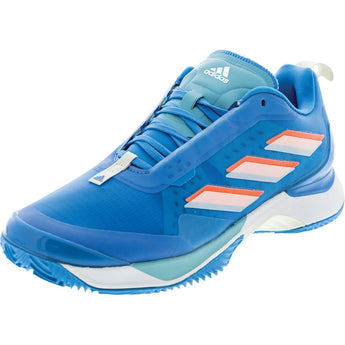 Women's Avacourt Clay Tennis Shoes Pulse Blue and Footwear White, Adidas, Tennis Express, GV9527-F22-1
