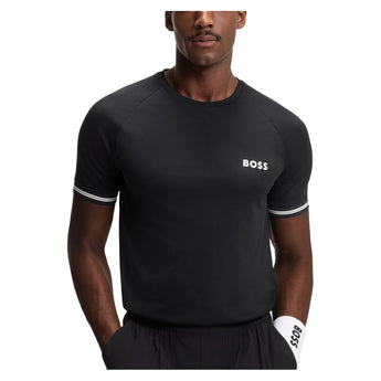 Men's Jersey Tee,Apparel,Hugo Boss,001 Black,S,Tennis Express,HB50559207-001