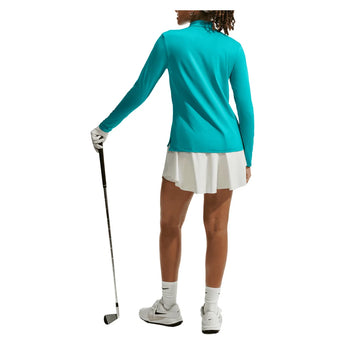 Women's Dri-FIT UV Victory 1/4-Zip Tennis Top Energy and White, Nike, Tennis Express, HF6586-300H26-2