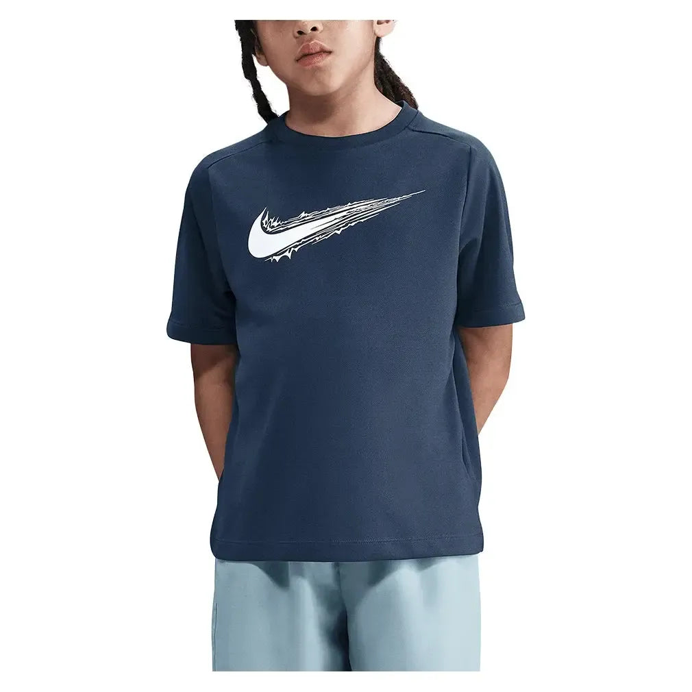 Nike Boys' Multi Dri-FIT Short-Sleeve Training Top | Tennis Express