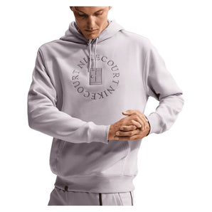 Men's Court Dri-FIT Heritage Fleece Pullover Tennis Hoodie Silver Lilac and Taupe Grey, Nike, Silver Lilac/Taupe Grey, Tennis Express, HM6759-022H26-SILVER-LILAC-TAUPE-GREY-1