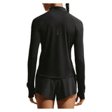 Women's Swift Dri-FIT UV 1/4-Zip Running Top Black and Reflective Silver, Nike, Tennis Express, HQ0499-010H26-1