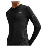Women's Swift Dri-FIT UV Long-Sleeve Crew-Neck Running Top Black and Reflective Silver, Nike, Tennis Express, HQ0503-010H26-3