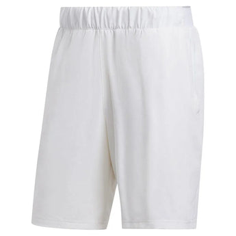 Men's Club Stretch Woven 9 Inch Tennis Shorts White-Apparel-Adidas-HS3283-9-B-Tennis Express