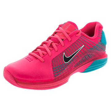 Men's Vapor 12 Hypersmash Tennis Shoes Hyper Pink and Black