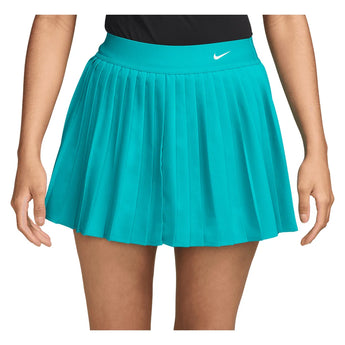 Women's Dri-FIT Victory High Rise Pleated Tennis Skort, Nike, 300 Energy/White, Tennis Express, HV9951-H26-300-ENERGY-WHITE-1