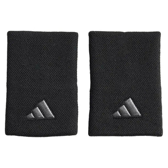 Unisex Large Tennis Wristbands Black and Iron,Accessories,Adidas,,,Tennis Express,IA7544-1