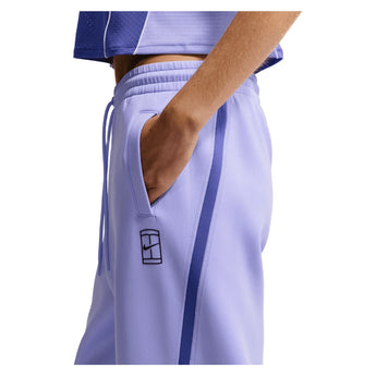 Women's Court Dri-FIT Advantage Mid-Rise Tennis Pant Purple Pulse and Black, Nike, Tennis Express, IB0782-580H26-2