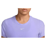 Women's Dri-FIT Victory Short Sleeve Tennis Top Purple Pulse and White, Nike, Tennis Express, IB3776-580H26-2
