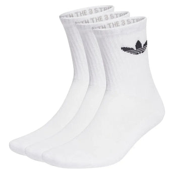 Trefoil Cushion Crew Socks 3 Pairs White-Socks-Adidas-IJ5616_1-Tennis Express