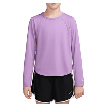 Girls' Dri-FIT Tempo Long-Sleeve Running Top Violet Star, Nike, Violet Star, Tennis Express, IM3662-589H26-VIOLET-STAR-1