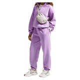 Girls' Sportswear Studio Fleece Loose Pants Violet Star and White, Nike, Tennis Express, IM4905-589H26-3