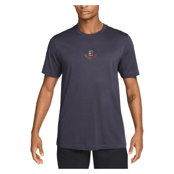 Men's Court Heritage Tennis Tee, Nike, 013 Gridiron, Tennis Express, IM6128-H26-013-GRIDIRON-1