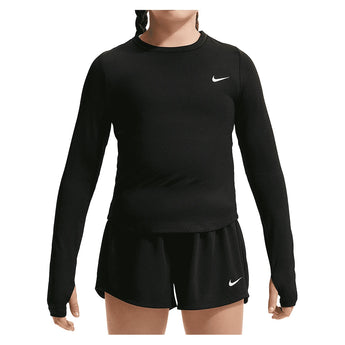 Girls' Dash Dri-FIT Long-Sleeve Training Top,Apparel,Nike,010 Black/White,XS,Tennis Express,IM6264-010