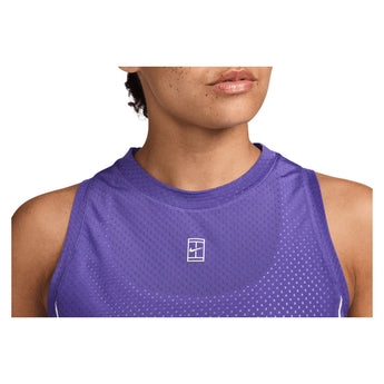 Women's Court Dri-FIT Advantage Novelty Tennis Tank Dark Iris and White, Nike, Tennis Express, IM9409-579H26-2