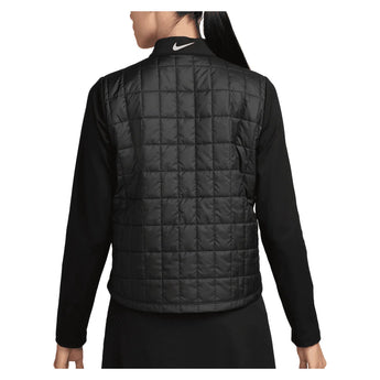 Women's Court Advantage Therma-FIT Midlayer Tennis Top Black and White, Nike, Tennis Express, IM9438-010H26-1