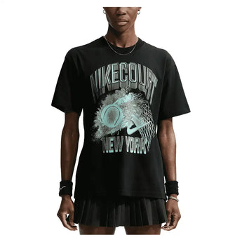 Unisex New York Court Slam Tennis Tee,Apparel,Nike,010 Black,2XS,Tennis Express,IO0930-F26-010-3