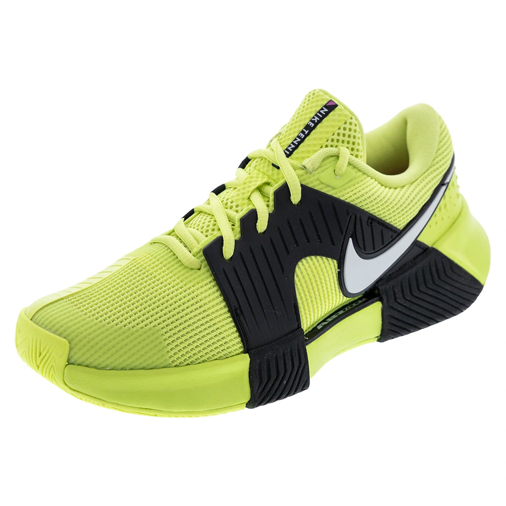 チャムvol.1 Women's GP Challenge 1.5 PRM Tennis Shoes Black and Lemon – Tennis