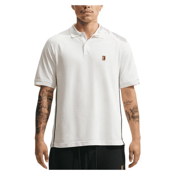 Men's Club Rules Sports Polo, Nike, 133 Sail/Obsidian, Tennis Express, IQ8447-F26-133-SAIL-OBSIDIAN-1