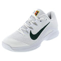 Men's London Vapor 12 Premium Tennis Shoes White and Gorge Green