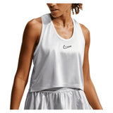 Women's Naomi Osaka New York Court Tennis Tank, Nike, 097 Grey Fog/Metallic Silver, Tennis Express, IW8571-F26-097-GREY-FOG-METALLIC-SILVER-1