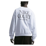 Men's Court Collection French Terry Long Sleeve Tennis Crew, Nike, Tennis Express, IX8517-H26-1