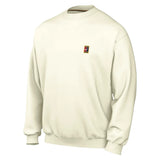 Men's Court Collection French Terry Long Sleeve Tennis Crew, Nike, 133 Sail, Tennis Express, IX8517-H26-133-SAIL-1