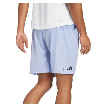 Mens 7 Inch Ergo Tennis Short Blue Spark-Apparel-Adidas-IZ3227-2-Tennis Express