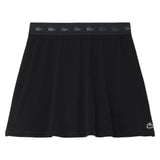 Women's Essentials Tennis Training Skirt Black, Lacoste, Black, Tennis Express, JF0218-C31BF26-BLACK-1