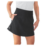 Women's Jilly 15 Inch Tennis Skort Black, Bubble, Black, Tennis Express, JILL-BLKH26-BLACK-1
