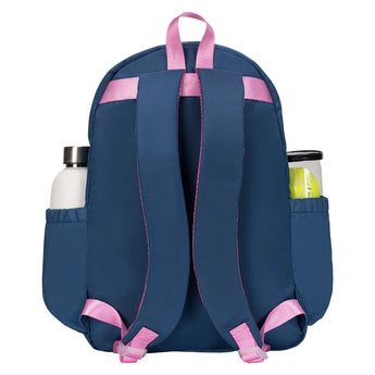 Jr. Love Tennis Backpack Navy and Pink, Ame and Lulu, Tennis Express, JLTBP440-B-3