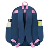 Jr. Love Tennis Backpack Navy and Pink, Ame and Lulu, Tennis Express, JLTBP440-B-3