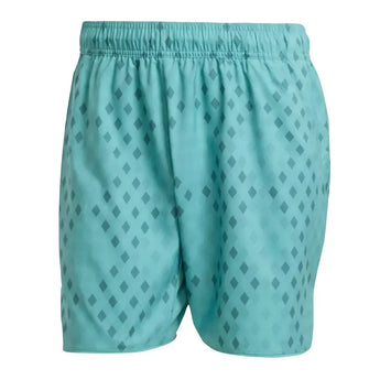 Men's Club Graphic 9 Inch Tennis Short Powder and Preloved Teal-Apparel-Adidas-JM1201_1-Tennis Express