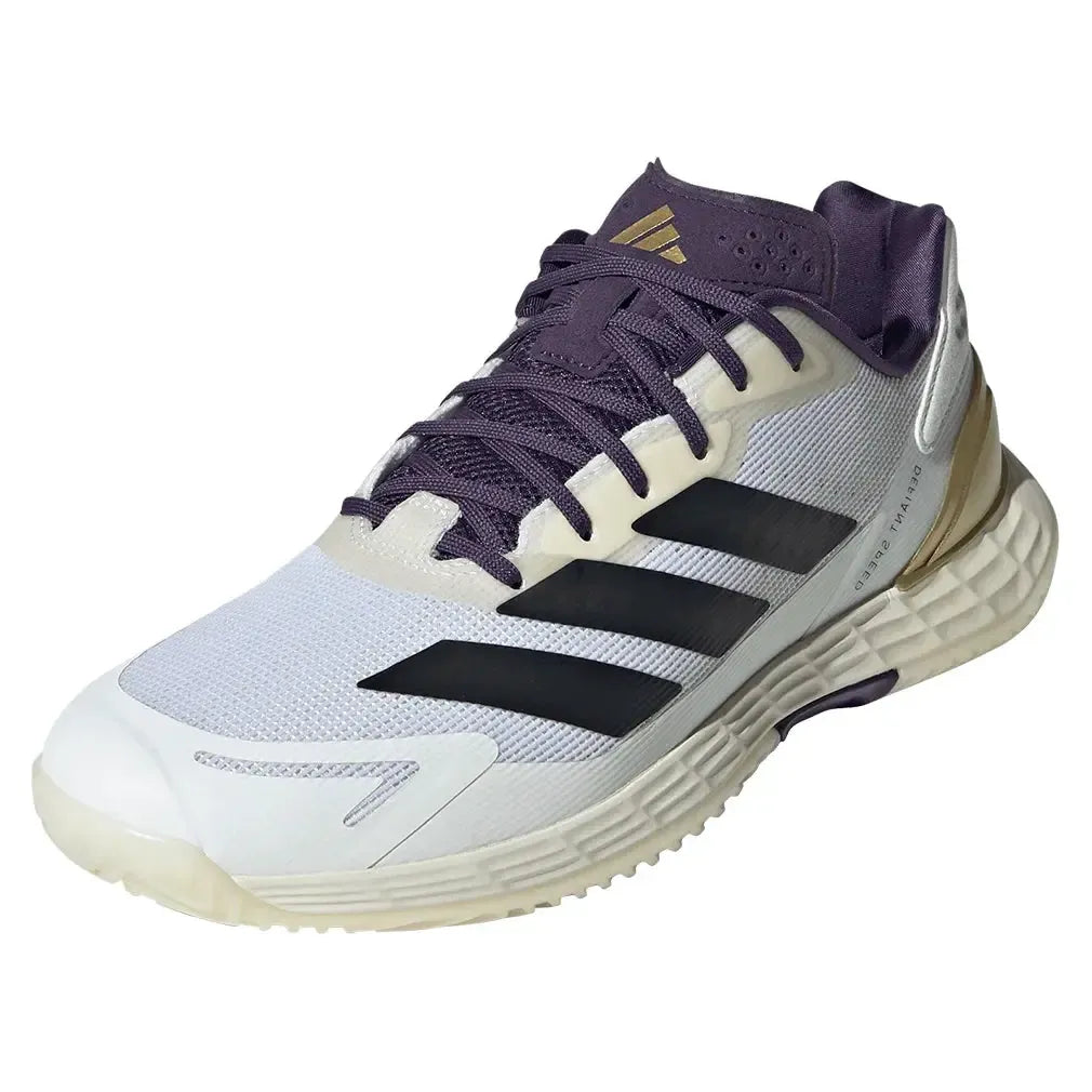 Men's Defiant Speed 2 Tennis Shoes Footwear White and Aurora Plum