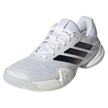 Women's CLAY Court Barricade 14 Tennis Shoes Core White and Black