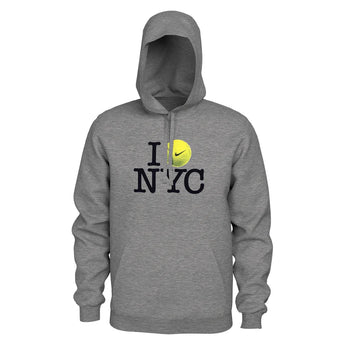 Unisex NYC Tennis Hoodie Dark Grey Heather, Nike, Dark Grey Heather, Tennis Express, JU1463-063H26-DARK-GREY-HEATHER-1