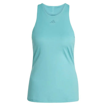 Women's CLIMACOOL Y Tennis Tank Powder Teal-Apparel-Adidas-JW2994_1-Tennis Express