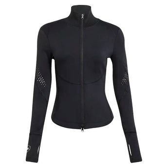 Women's Stella McCartney TruePurpose Training Midlayer Top Black-Apparel-Adidas-JW4551_1-Tennis Express