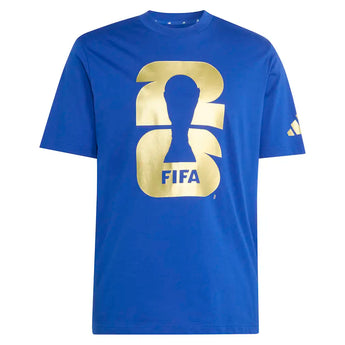 Men's Official World Cup 2026 Emblem Tee Blue,Apparel,Adidas,Blue,M,Tennis Express,KB3705-F26-1