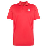 Men's Climacool Tennis Polo Pure Ruby-Apparel-Adidas-KB9718-S26-1-Tennis Express
