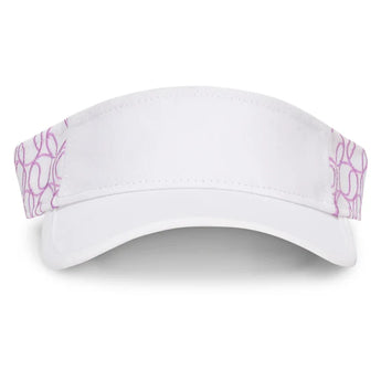Kids Canvas Visor Lavendar Tennis Balls,Apparel,Ame and Lulu,White,One Size,Tennis Express,KCV-1
